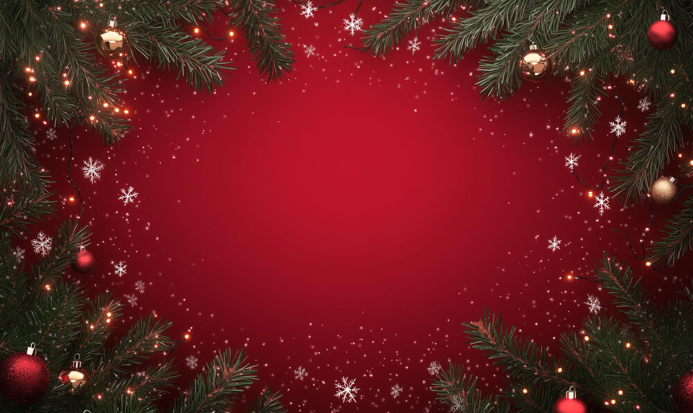 busta natalizia background